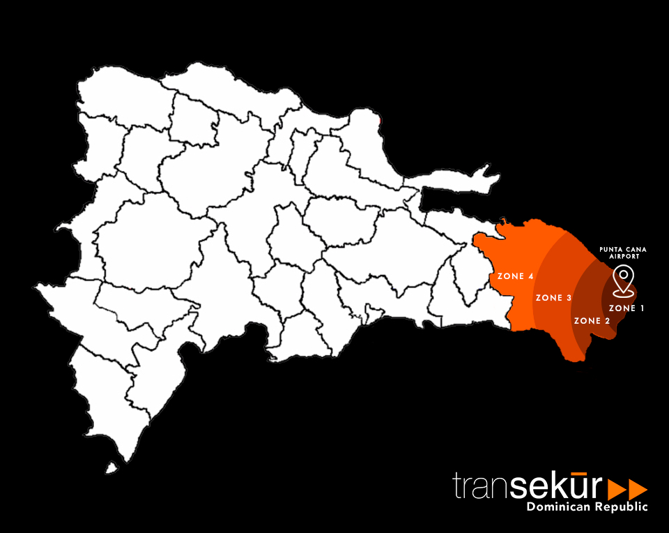 mapa punta cana traslados aeropuerto diferencia de precio resort transekur